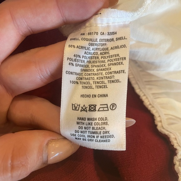 Anthropologie Peter Pan ribbed blouse size XS - Picture 5 of 6